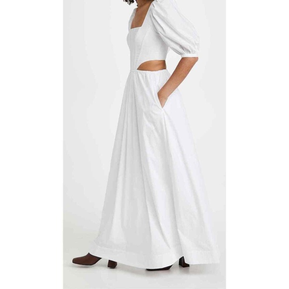 Staud Astro Dress - White - Picture 1 of 5